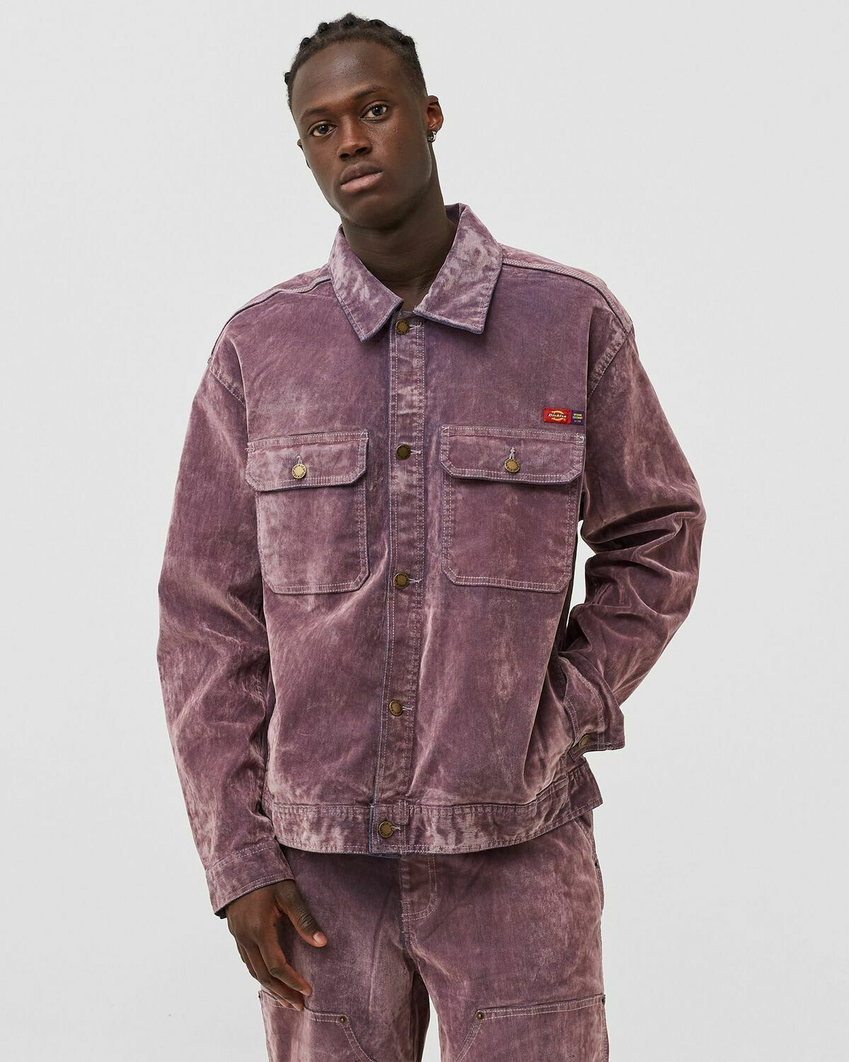 Mens purple 2024 jean jacket