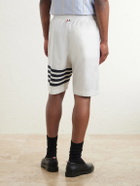 Thom Browne - Straight-Leg Striped Shorts - White