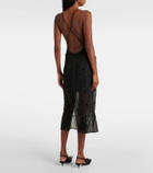 Xu Zhi Embellished layered midi dress
