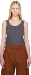 Studio Nicholson Gray Rist Jersey Tank Top