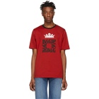 Dolce and Gabbana Red Crown Logo T-Shirt