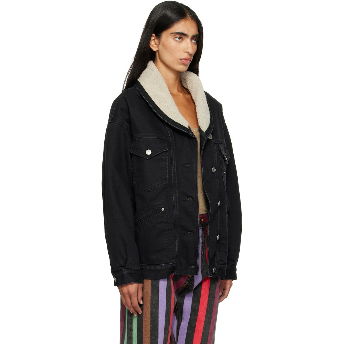 Isabel Marant Black Pimia Denim Jacket