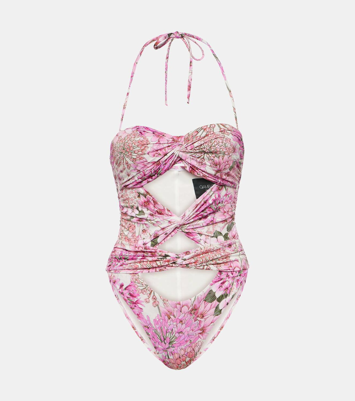 Giambattista Valli Saint-Rémy cutout floral swimsuit