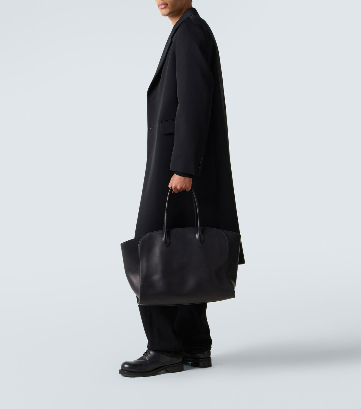 The Row Marlo 17 leather tote bag The Row
