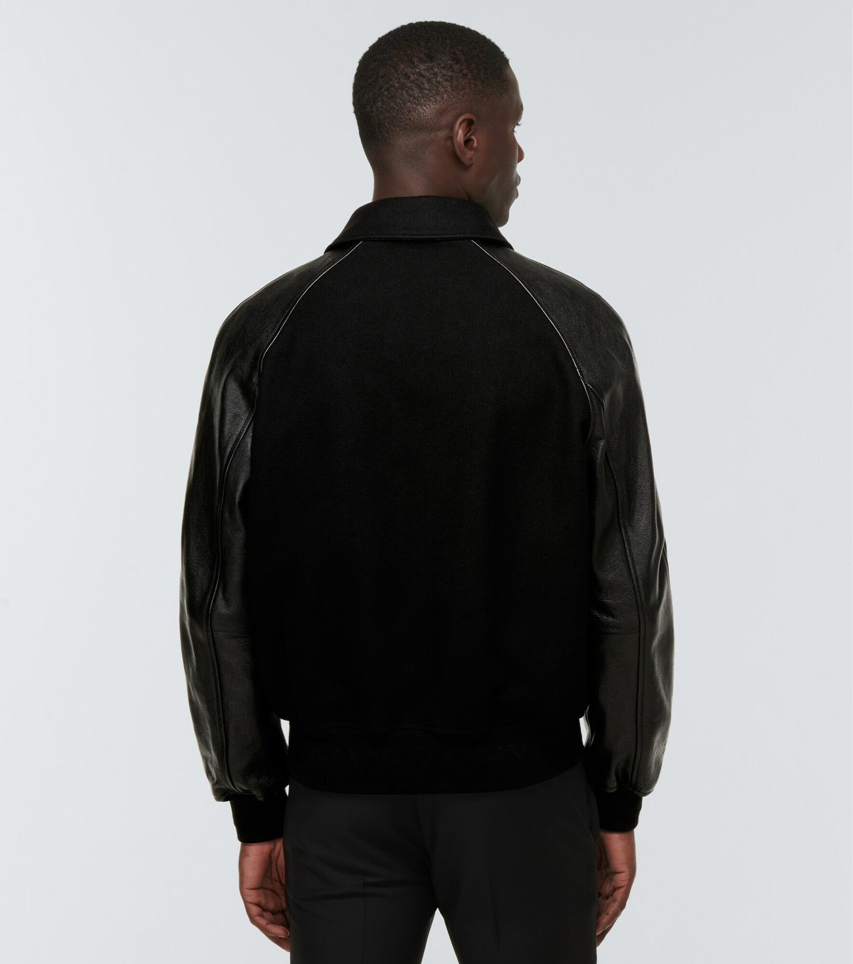 Givenchy - Wool-blend and leather varsity jacket Givenchy