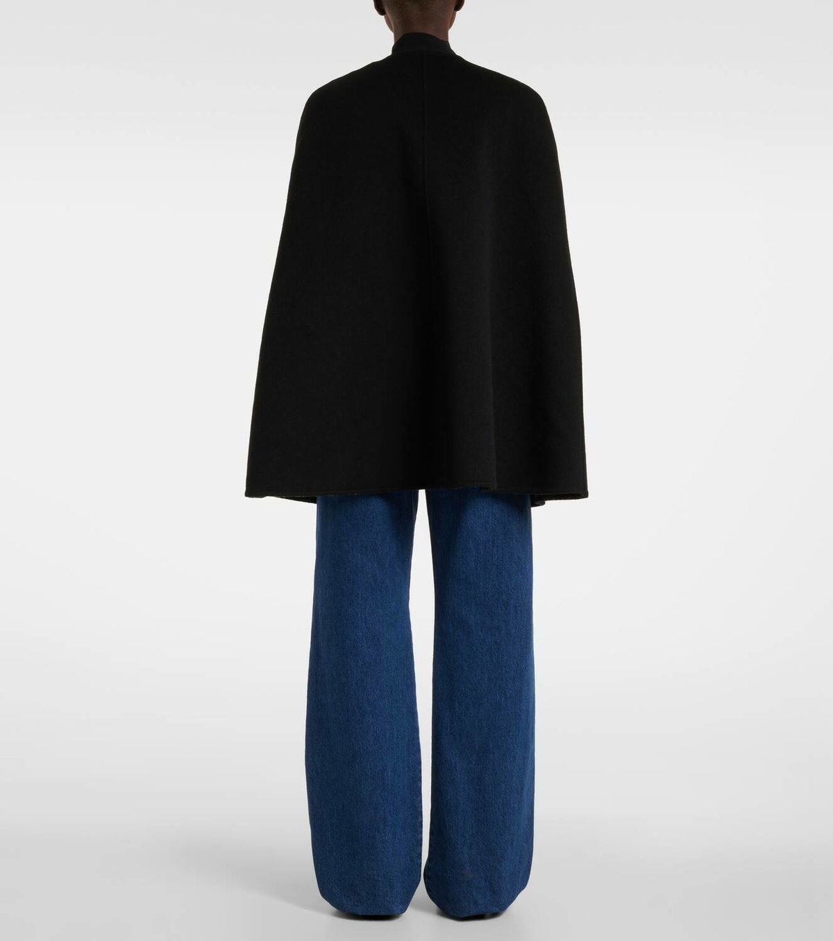 Gucci Horsebit wool and silk cape Gucci