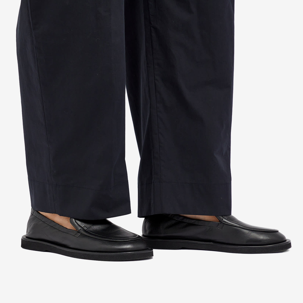 Studio Nicholson Women's Elastic Back Loafer in Black Studio