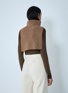 Max Mara Logo Motif Wool Scarf
