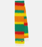 Loewe - Striped mohair and wool scarf