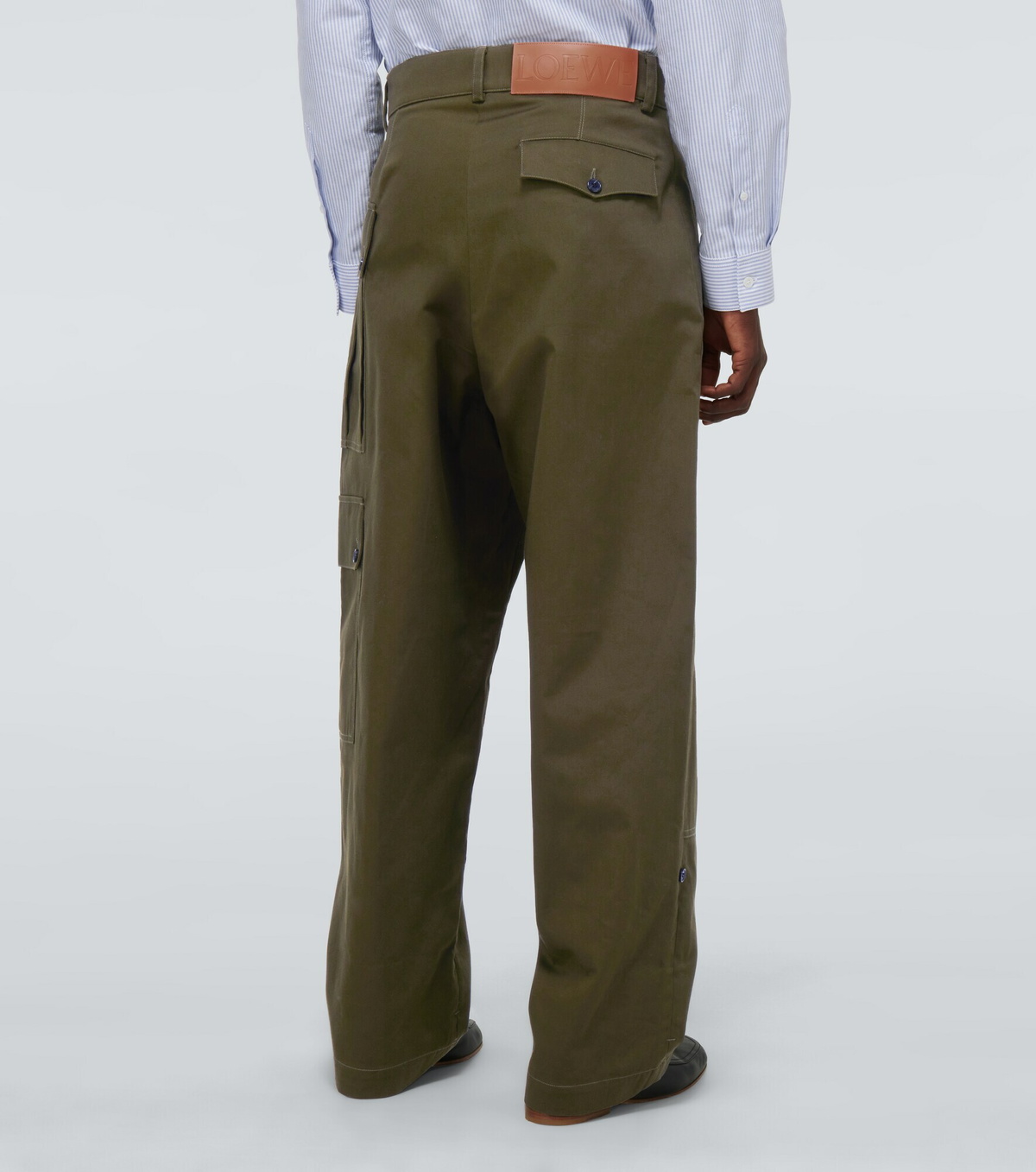 Loewe Black Cotton Casual Pants