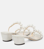 Jimmy Choo - Amara 45 embellished leather sandals