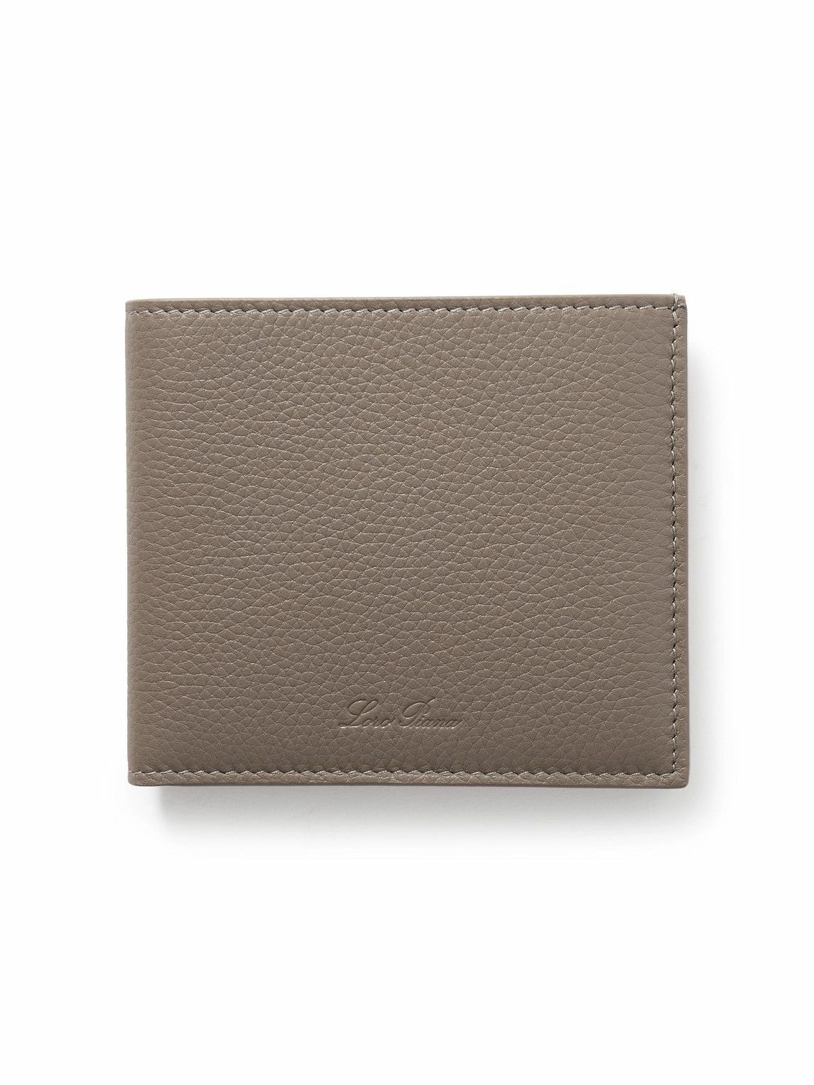 Loro Piana - Logo-Debossed Full-Grain Leather Billfold Wallet