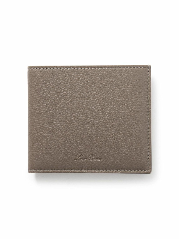 Photo: Loro Piana - Logo-Debossed Full-Grain Leather Billfold Wallet