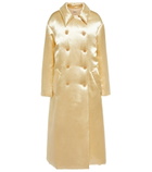 Khaite - Luma satin coat