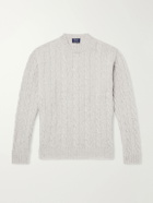 William Lockie - Cable-Knit Wool Sweater - Neutrals