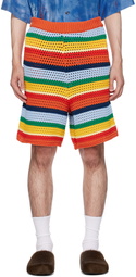 Marni Multicolor No Vacancy Inn Edition Striped Shorts