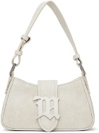 MISBHV Off-White Small Leather Shoulder Bag