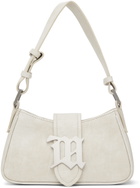 MISBHV Off-White Small Leather Shoulder Bag