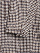 Officine Générale - Unstructured Brushed Houndstooth Virgin Wool Blazer - Brown