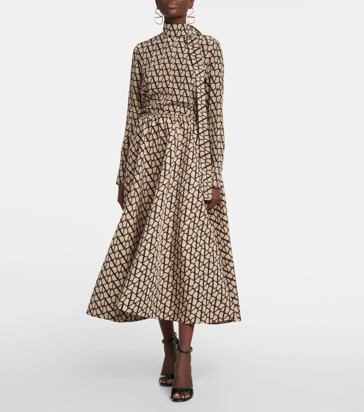 【関税込み】Valentino Toile Iconographe skirt Valentino Toile Iconographe silk midi skirt Valentino