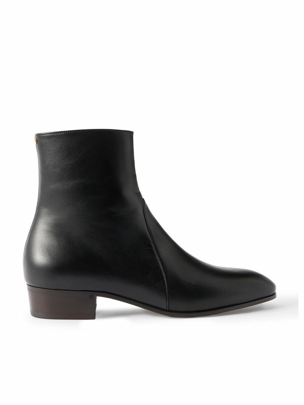 Photo: Valentino Garavani - Leather Boots - Black