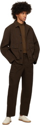 LEMAIRE Brown Boxy Denim Jacket