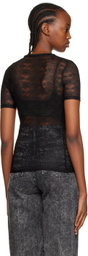 Han Kjobenhavn Black Monogram T-Shirt