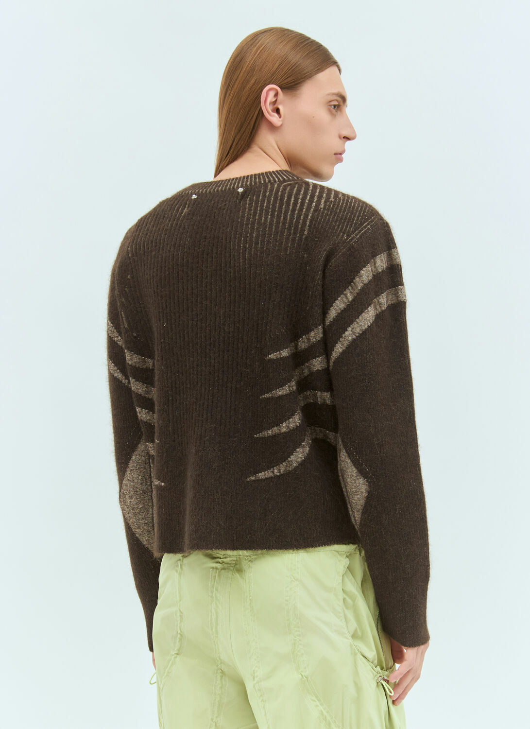 Charlie Constantinou Plated Pullover Hooded Sweater