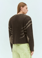 Charlie Constantinou Plated Pullover Hooded Sweater