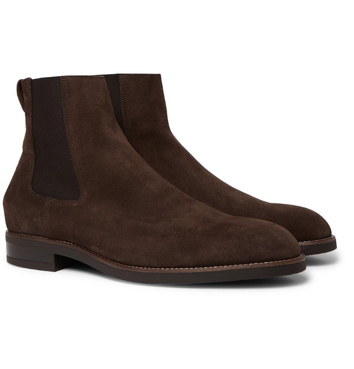 Photo: Paul Smith - Canon Suede Chelsea Boots - Dark brown