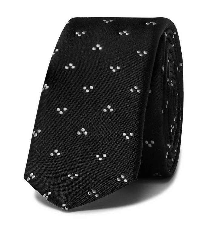 Photo: Dolce & Gabbana - 4cm Silk-Jacquard Tie - Men - Black