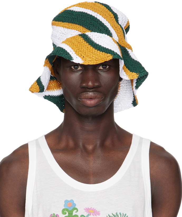 Photo: Marni Multicolor Geometric Crochet Bucket Hat