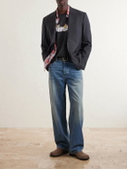 NAHMIAS - Boardwalk Logo-Print Cotton-Jersey T-Shirt - Black