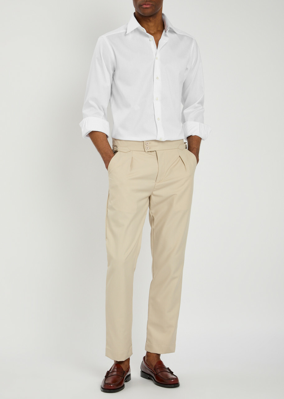 Eton Cotton-twill Shirt White
