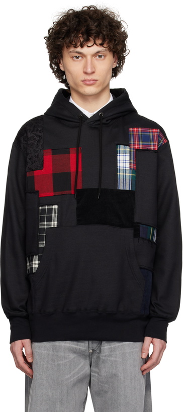 Photo: Junya Watanabe Black Patchwork Hoodie