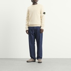 Stone Island Men's Lambswool Jumper in Ivory
