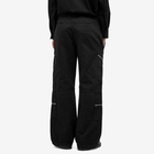 Jacquemus Men's Marrone Cargo Trousers in Black