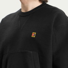 Nike Men's Club Rules Fleece Crew Sweatshirt in Black/Sail