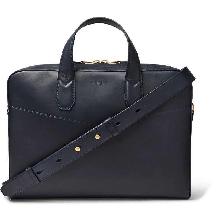 Photo: Dunhill - Duke Leather Briefcase - Blue