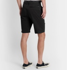 NN07 - Crown Slim-Fit Stretch-Cotton Twill Shorts - Black