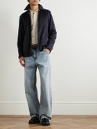 Altea - Seth Cashmere-Felt Overshirt - Black