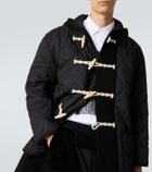 Comme des Garçons Homme Quilted wool duffel coat
