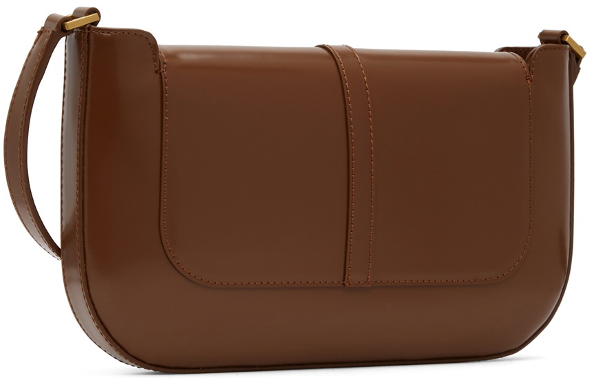 BY FAR Brown Miranda Shoulder Bag