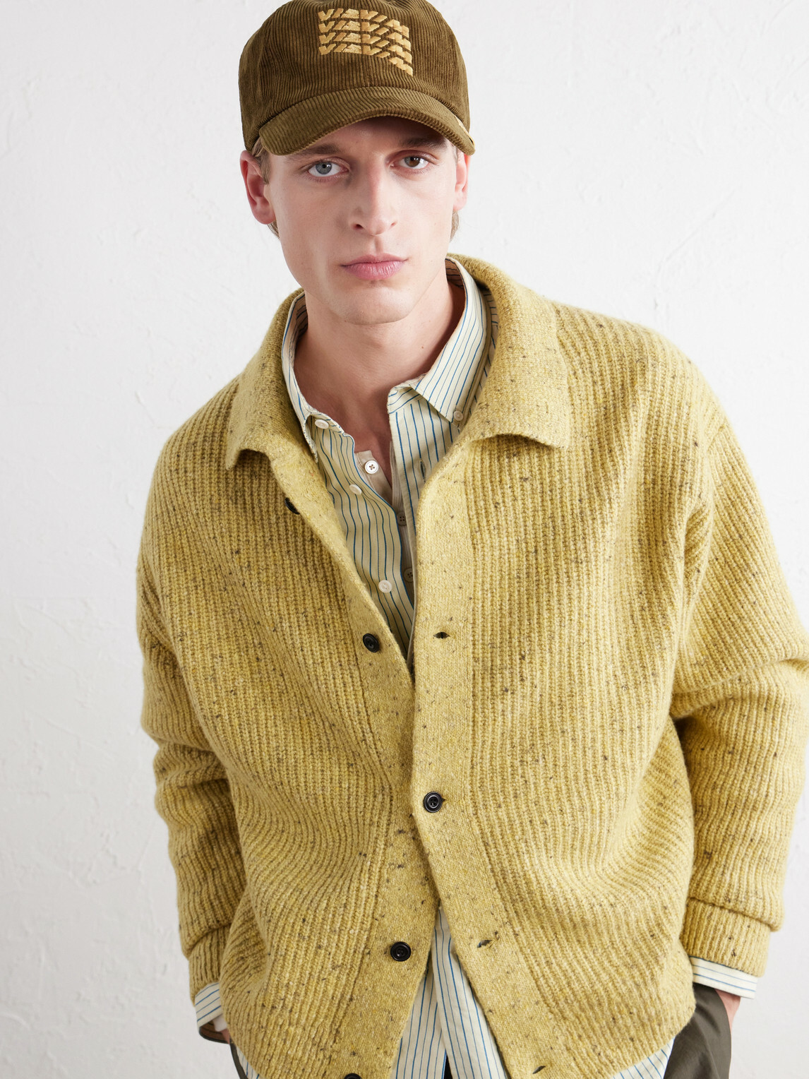 Visvim - Logo-Embroidered Cotton-Corduroy Cap - Brown