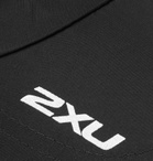 2XU - Logo-Print Nylon and Mesh Running Cap - Black