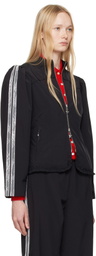 Sandy Liang Black Eileen Jacket