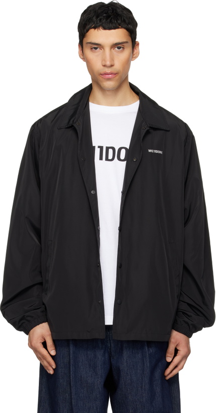 Photo: We11done Black Logo Coach Jacket