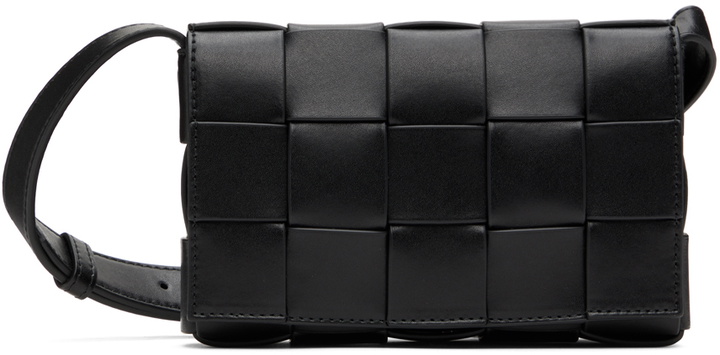 Photo: Bottega Veneta Black Small Cassette Bag