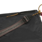 Klättermusen Men's Algir Foldover Bag in Raven 