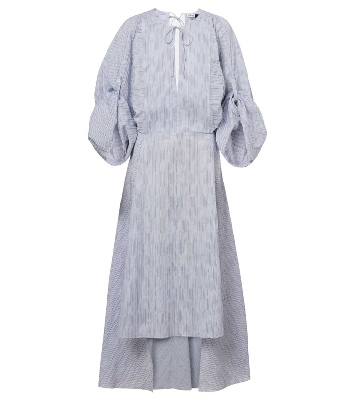 Photo: Loewe Paula's Ibiza cotton-blend midi dress